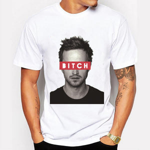 Fashion Cool Style Jesse Pinkman Men T Shirts Breaking Bad Keep Calm Science Bitch Printed t-shirt Short Sleeve Tops Basic Tee