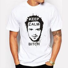 Load image into Gallery viewer, Fashion Cool Style Jesse Pinkman Men T Shirts Breaking Bad Keep Calm Science Bitch Printed t-shirt Short Sleeve Tops Basic Tee