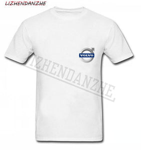 Volvo Car Logo T-Shirt Men T Shirt Costume, Fashion Style 100% Cotton TEE TShirt Brand clothing short sleeve AUTO T shirt AAA+54