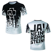 Load image into Gallery viewer, Men Clothing 2019 Rammstein 3D T Shirt 2019 New Gothic Tee Shirt Homme Metal Band Rammstein Men Fashion Popular Tops