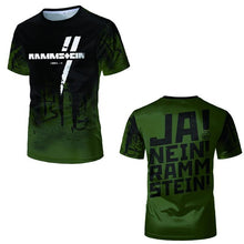 Load image into Gallery viewer, Men Clothing 2019 Rammstein 3D T Shirt 2019 New Gothic Tee Shirt Homme Metal Band Rammstein Men Fashion Popular Tops