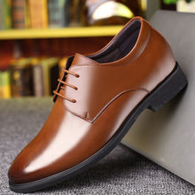 Load image into Gallery viewer, New Men&#39;s Shoes Spring and Autumn New Shoes Business Dress Large Size Leather England Shoes Men Dress Shoes Leather