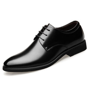 New Men's Shoes Spring and Autumn New Shoes Business Dress Large Size Leather England Shoes Men Dress Shoes Leather