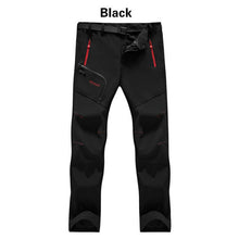 Load image into Gallery viewer, Winter Men Women Hiking Pants Outdoor Softshell Trousers Waterproof Windproof Trekking Cycling Fishing Skiing Fleece Pants