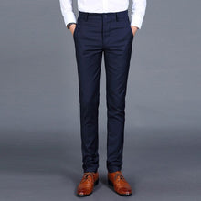 Load image into Gallery viewer, 2019 Dress Pants Men Pure Color Formal Business Suit Pants Trousers Formal Pants for Men