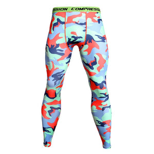Mens Joggers Compression Pants Men Crossfit Pants Camouflage Army Skinny Leggings MMA GYMS Trousers Fitness Tights Sweatpants