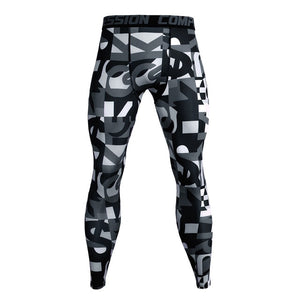 Mens Joggers Compression Pants Men Crossfit Pants Camouflage Army Skinny Leggings MMA GYMS Trousers Fitness Tights Sweatpants