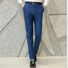 Load image into Gallery viewer, 2019 Formal Wedding Men Suit Pants Fashion Slim Fit Business Casual Blazer Straight Dress Trousers Male Wedding Suit Long Pants