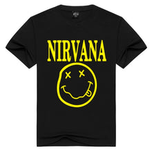 Load image into Gallery viewer, Nirvana T-shirts Men/Women Summer Cotton Tops Tees Print T shirt Men loose o-neck short sleeve Fashion Tshirts Plus Size S-3XL